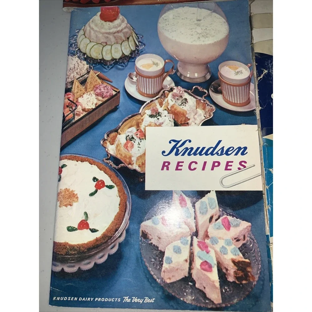 Vintage Knudsen Dairy Products Recipe Books (9) Holiday‎ 1950's -60's